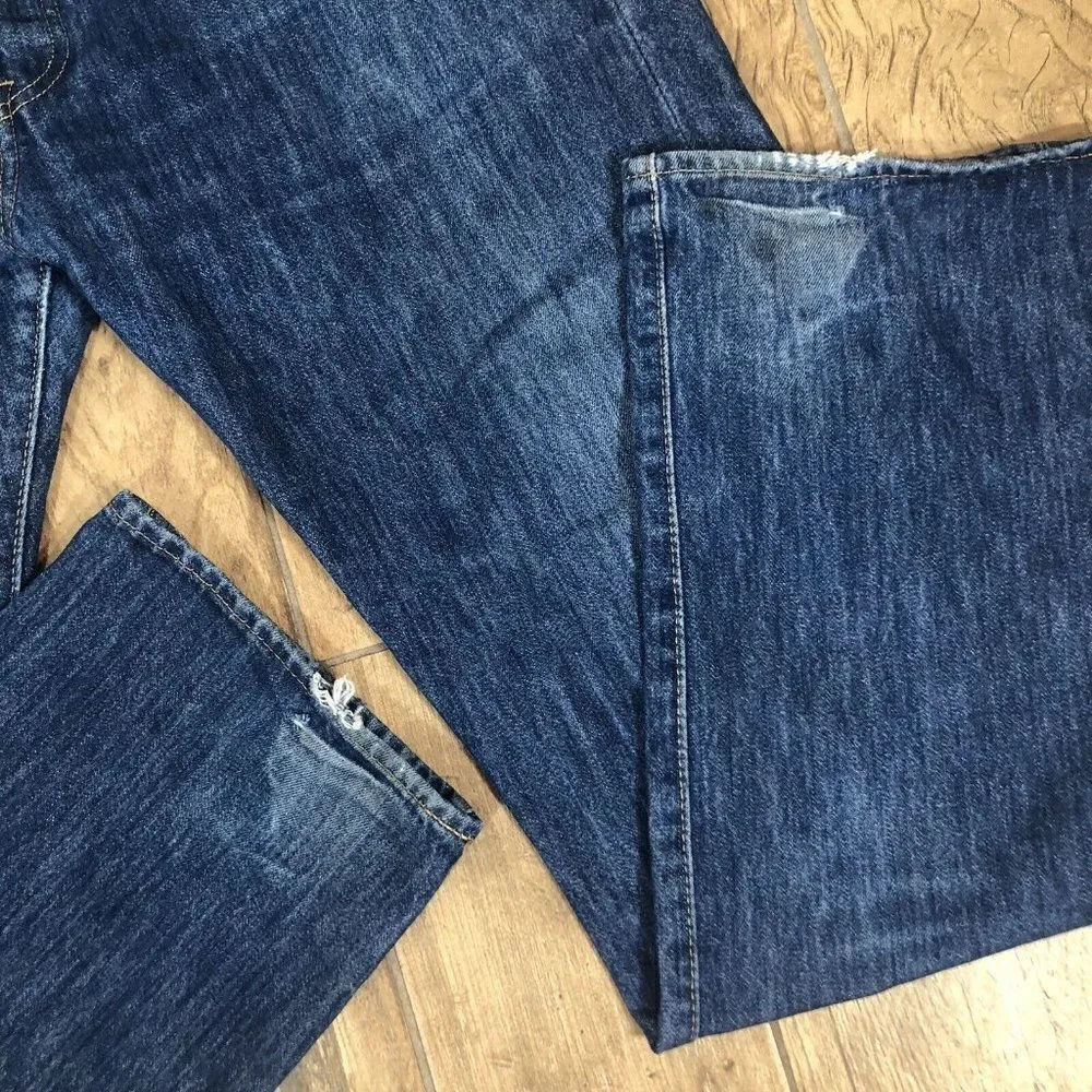 Levi’s Men's 501 Original Fit Straight Leg Button Fly Jeans 38x34